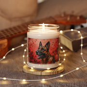 Belgian Malinois Valentine’s Candle – Romantic Dog Lover Gift