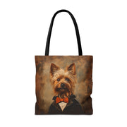 Yorkshire Terrier Tote Bag – Dapper Yorkie Elegance for Dog Lovers