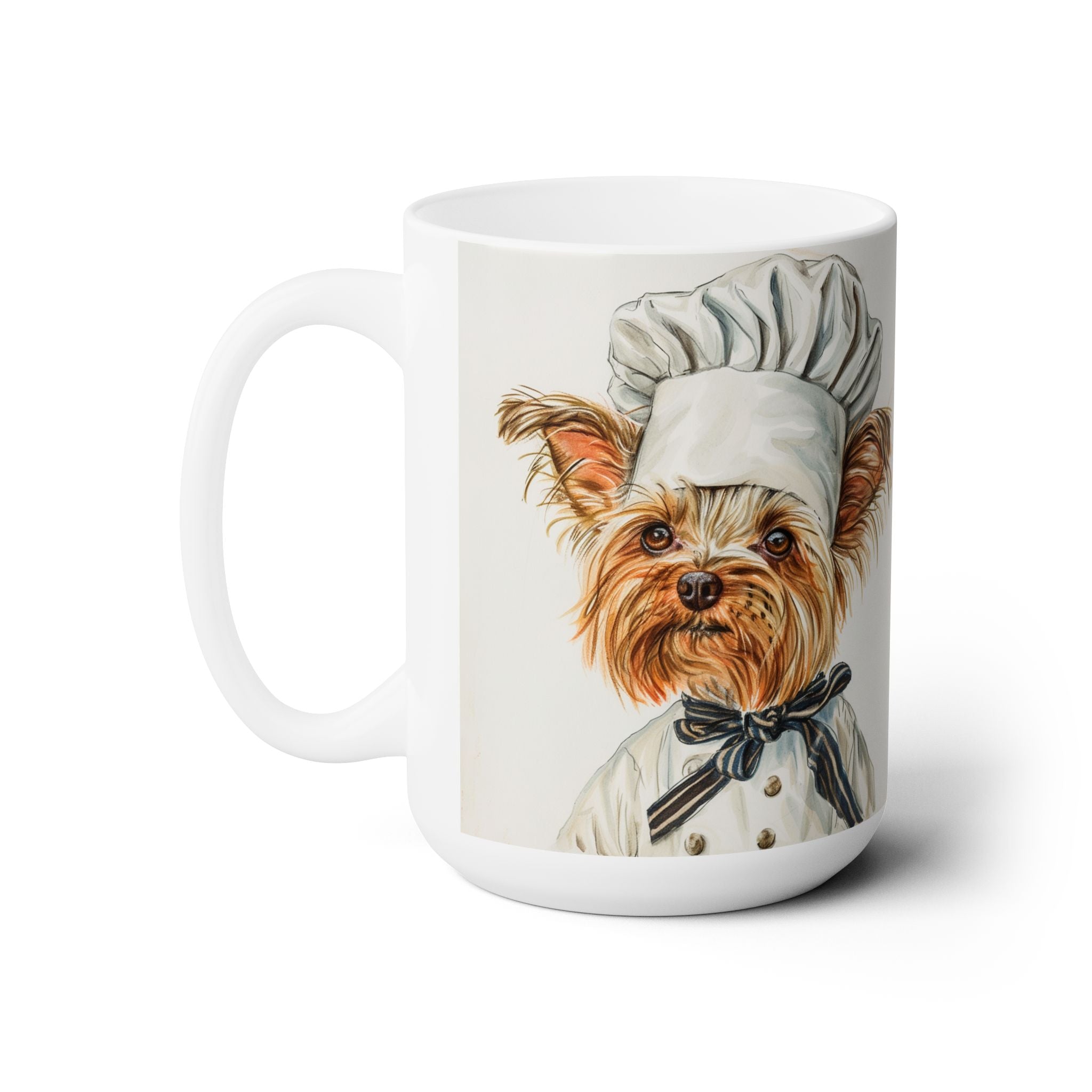 Yorkshire Terrier Chef Coffee Mug - Yorkie Lover Gift, Dog Mom Mug