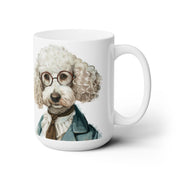 Poodle Professor Mug – Adorable Doodle Lover Coffee Cup Gift