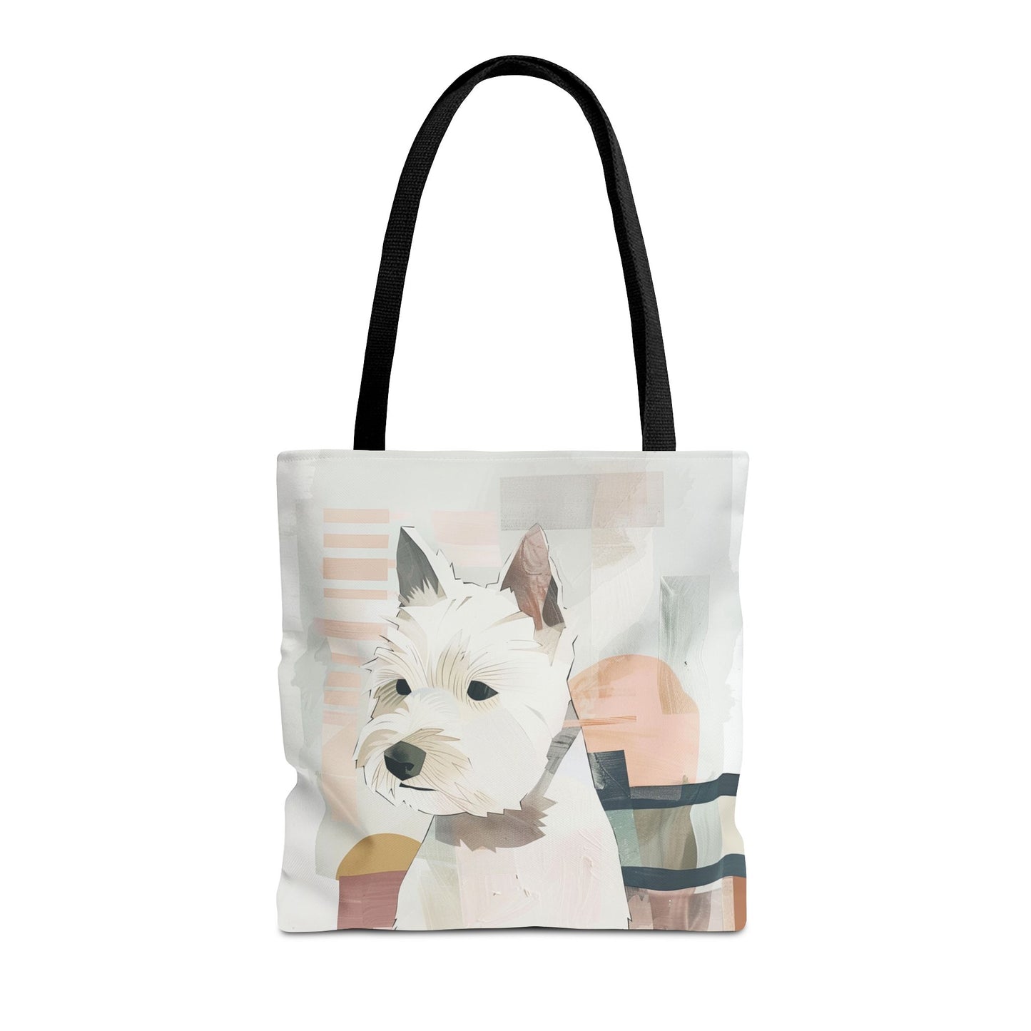 Westie Love Tote Bag - Stylish Canvas Shopping Bag for Pet Enthusiasts