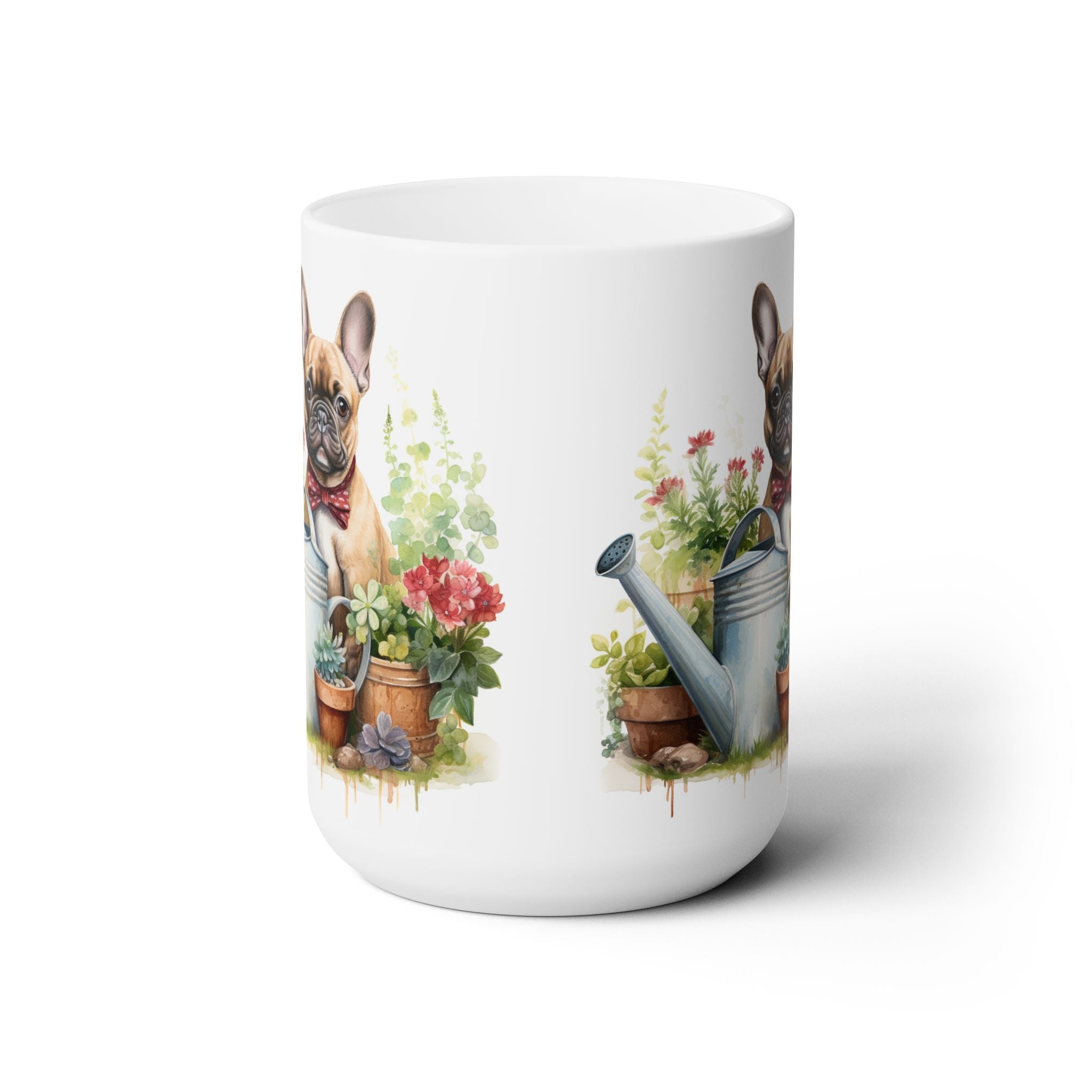 Frenchie Gardener Mug – Adorable French Bulldog Gift for Dog Lovers