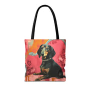 Dashing Dachshund Tote Bag – Artistic Reusable Eco-Friendly Gift