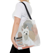 Westie Wishes Canvas Tote Bag – Stylish Dog Lover Gift & Eco-Friendly Design