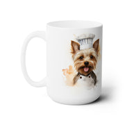 Yorkie Chef Mug - Adorable Yorkshire Terrier Coffee Cup for Dog Lovers