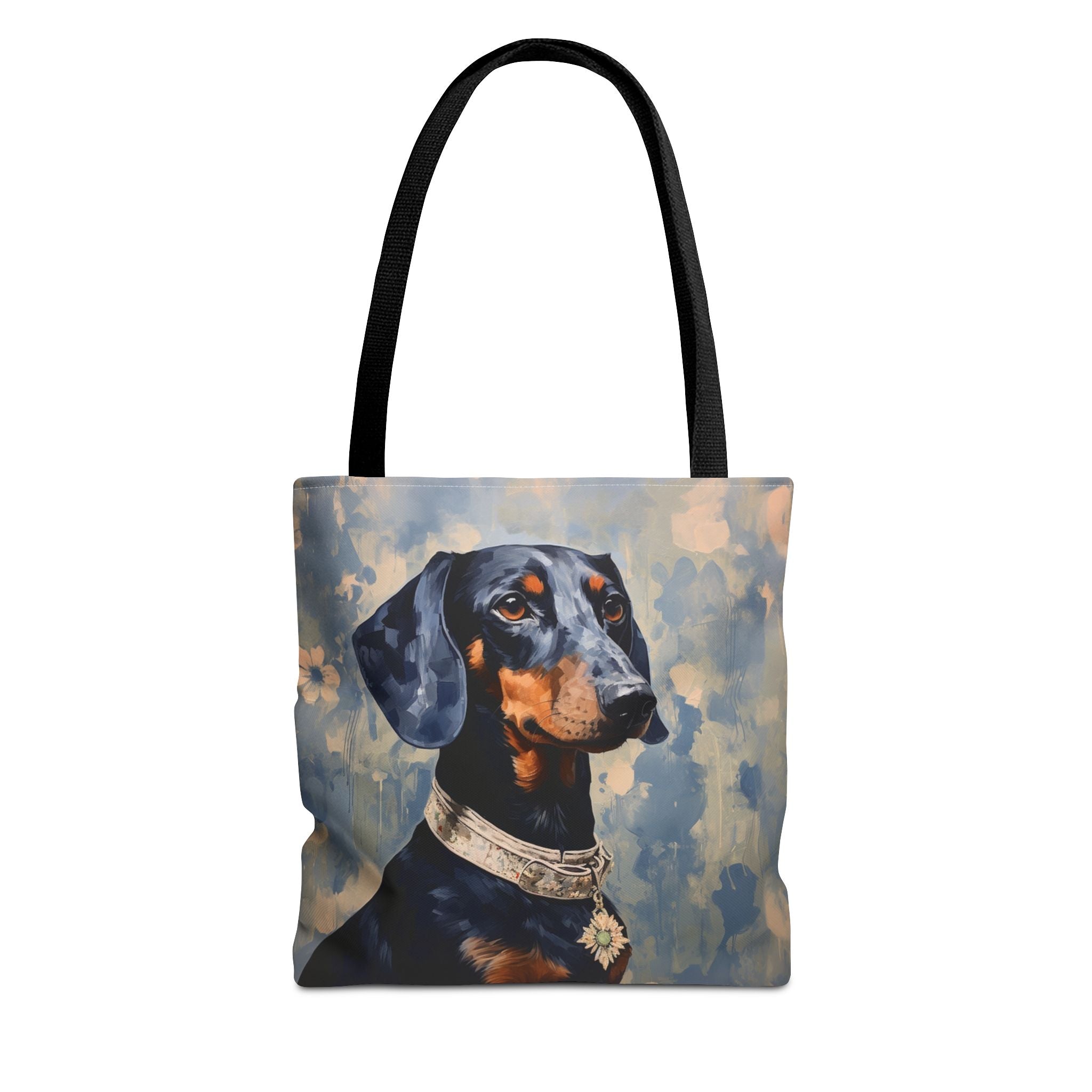 Dachshund Elegance Tote Bag, Eco-Friendly Canvas Gift for Dog Lovers