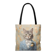 Sophisticated Maine Coon Tote Bag - Wedding-Inspired Cat Lover Gift