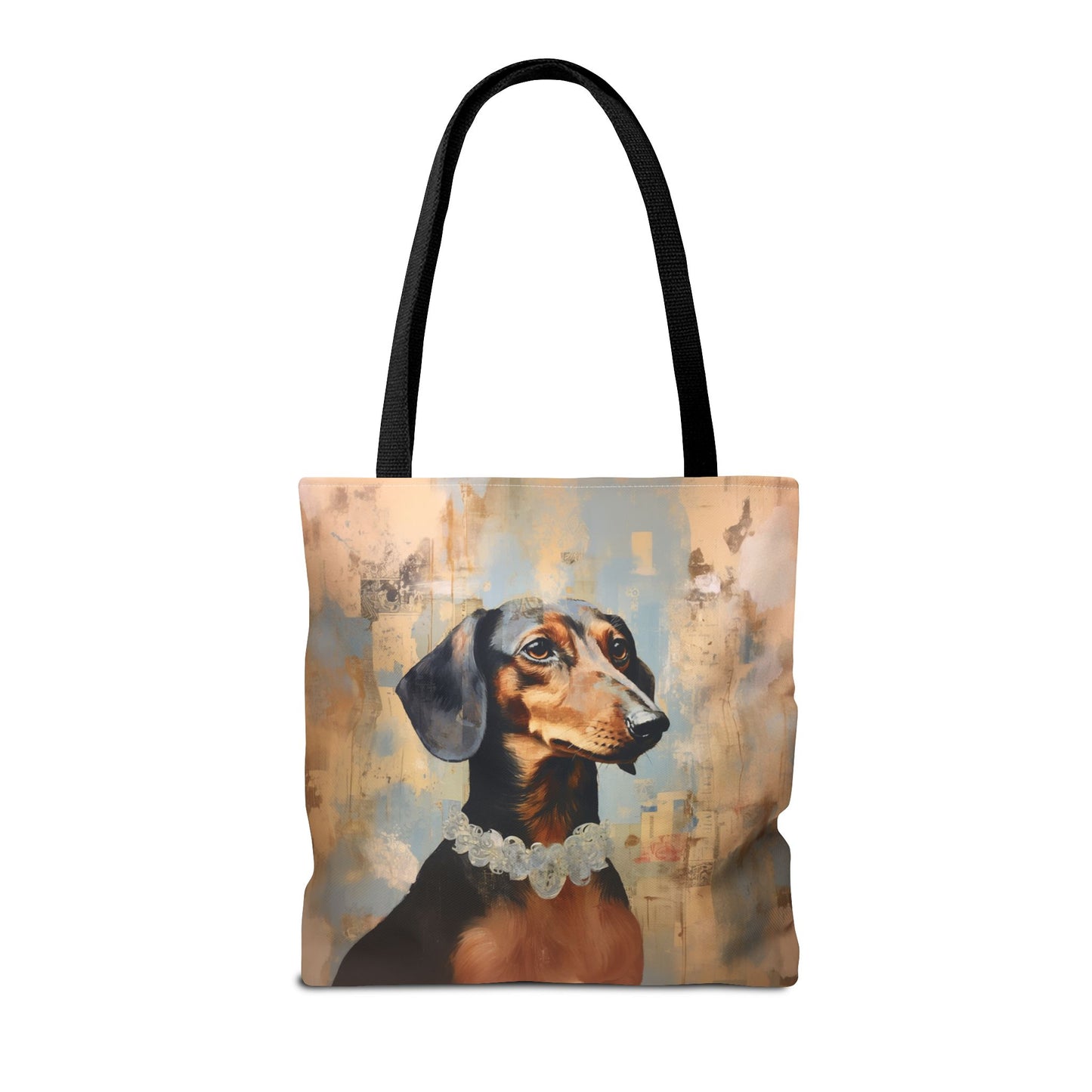 Elegant Dachshund Tote Bag - Artistic Design for Dog Lovers