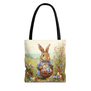 Whimsical Easter Bunny Tote Bag, Perfect for Spring Gifts