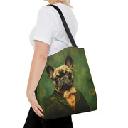 French Bulldog Canvas Tote Bag - Eco-Friendly Chic for Dog Lovers