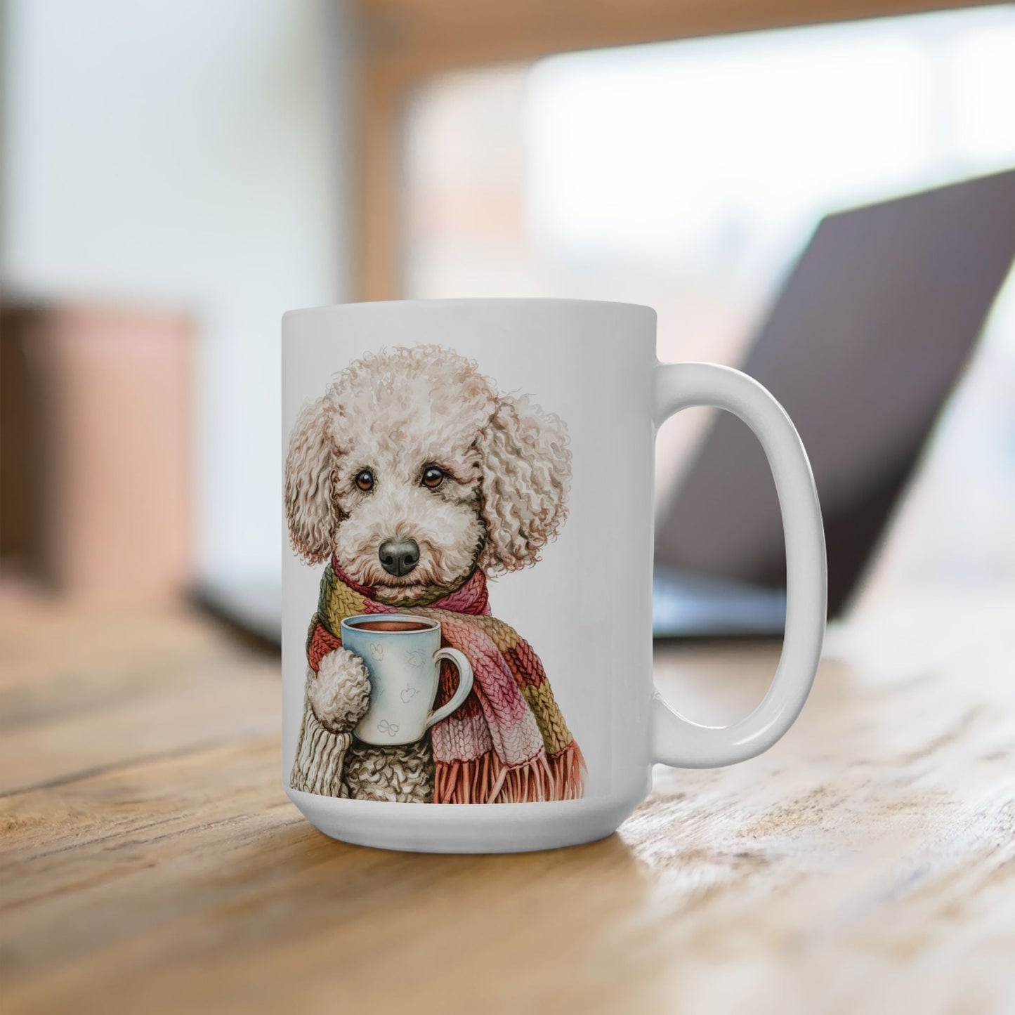 Cozy Poodle Coffee Mug – Adorable Dog Lover Gift Inspiration