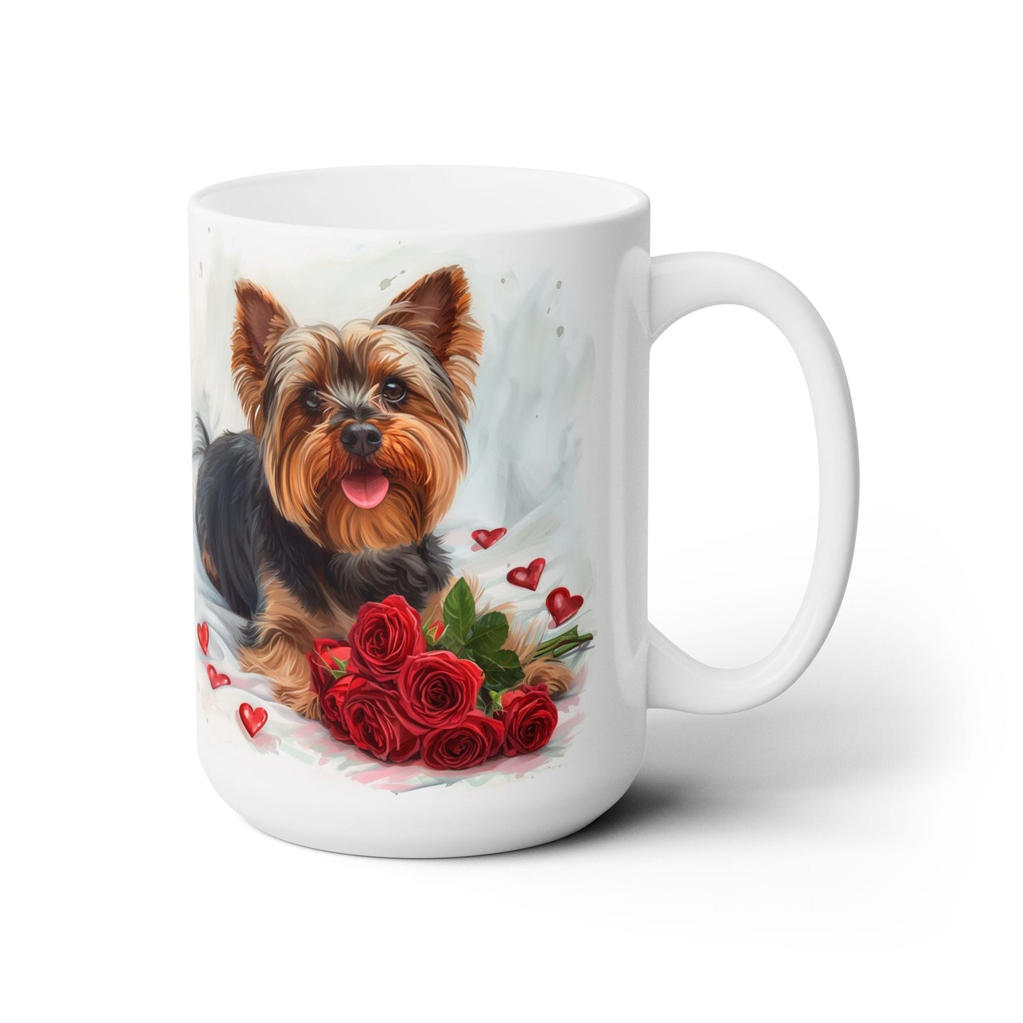 Yorkie Valentine's Mug – Adorable Yorkshire Terrier Gift for Coffee Lovers