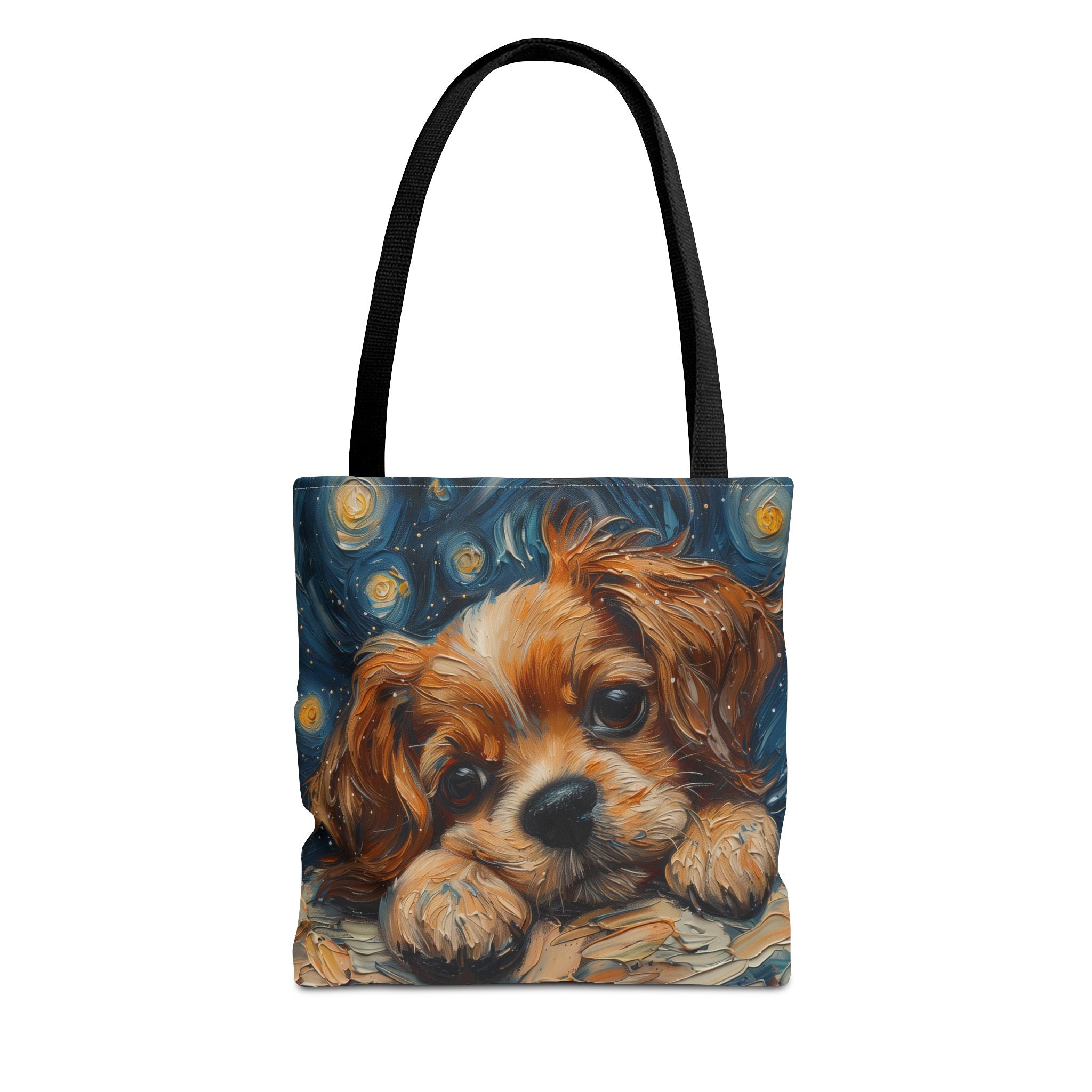 Starry Cavalier King Charles Tote Bag – Artistic & Eco-Friendly Design