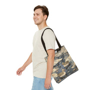 Winter Ducks Scenic Tote Bag, Eco-Friendly Canvas for Nature Lovers