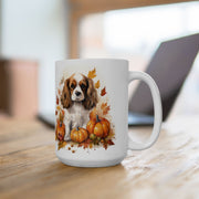 Cavalier King Charles Spaniel Fall Thanksgiving Mug | Cozy Dog Lover Gift