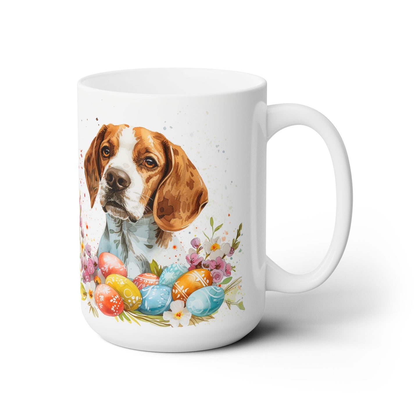 Beagle Easter Celebration Coffee Mug - Cute Spring Dog Lover Gift