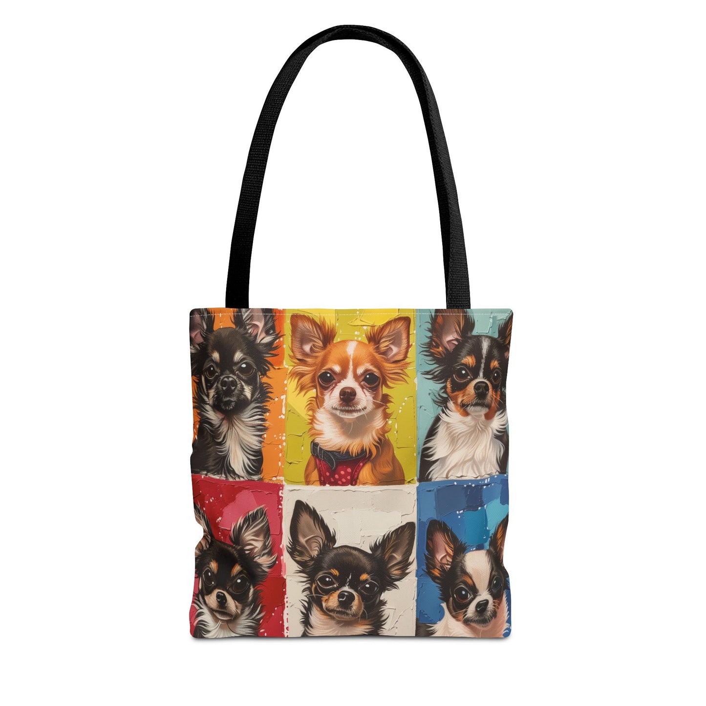 Colorful Chihuahua Pop Art Tote Bag, Pet Lover’s Gift