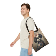 Shih Tzu Elegance Canvas Tote Bag, Chic and Eco-Friendly for Dog Lovers