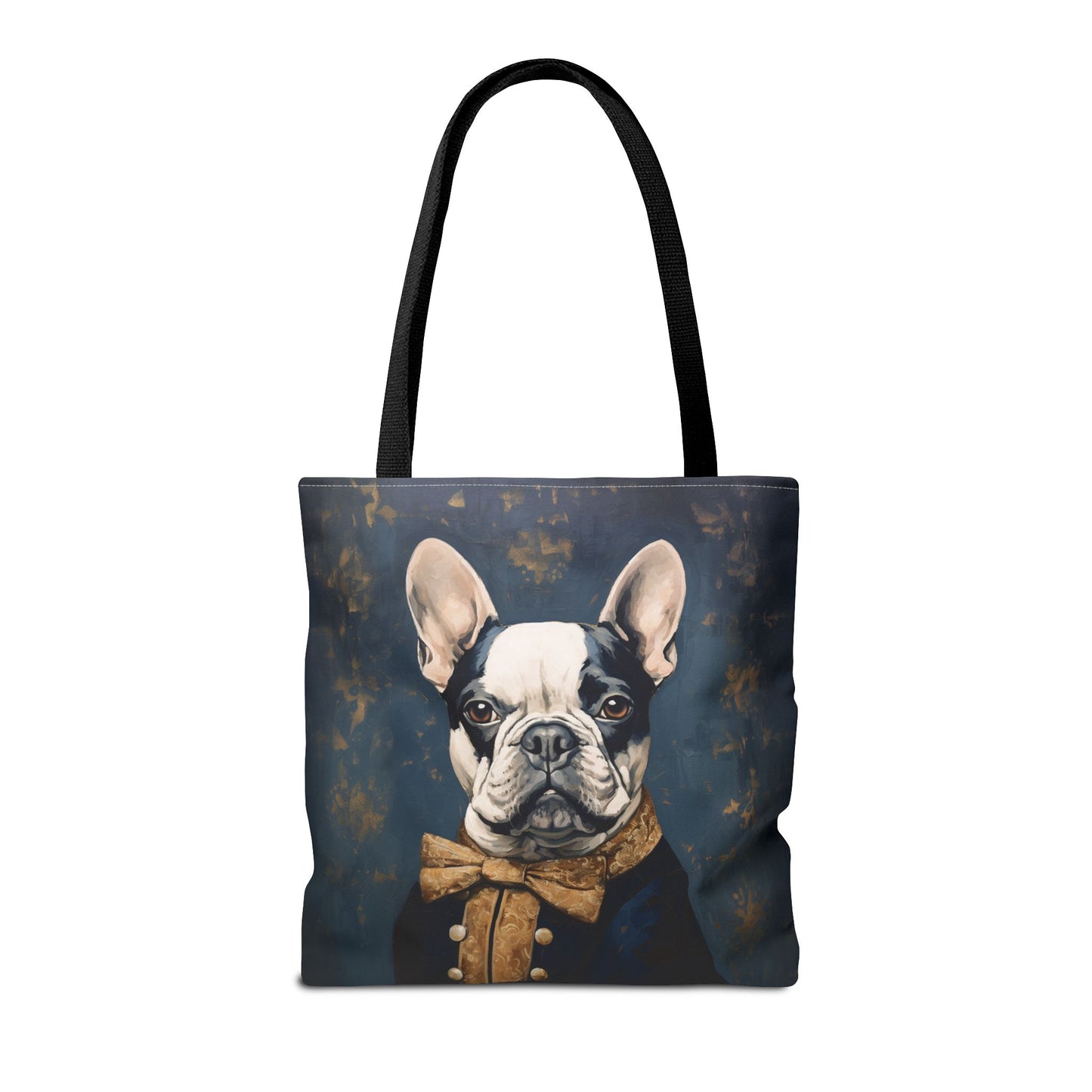 French Bulldog Aristocrat Canvas Tote Bag, Chic and Eco-Friendly Design