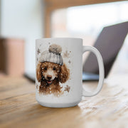 Poodle Winter Wonderland Mug – Cozy Coffee Mug for Dog Lovers