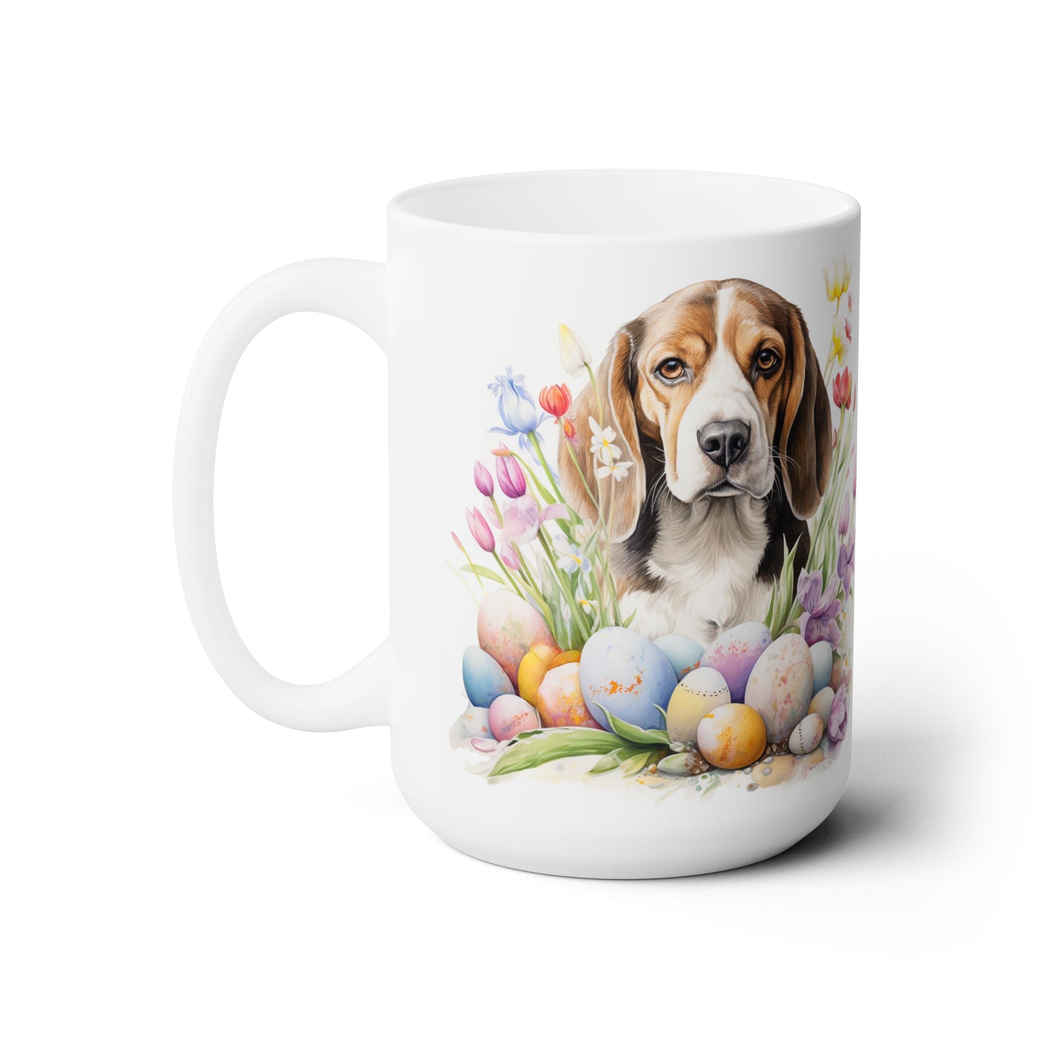 Beagle Easter Mug – Adorable Spring Design for Dog Lovers