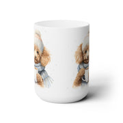 Cozy Winter Poodle Mug for Dog Lovers – Warm & Adorable Gift