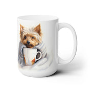 Yorkie Snuggle Mug - Cozy Yorkshire Terrier Coffee Cup Gift