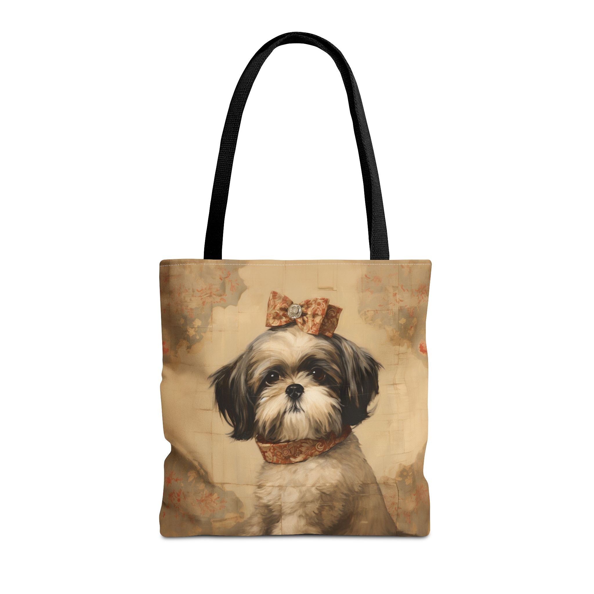 Shih Tzu Vintage Charm Tote Bag, Elegant Gift for Dog Lovers