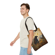 Bear Wilderness Canvas Tote Bag - Rustic Nature-Inspired Eco-Friendly Gift