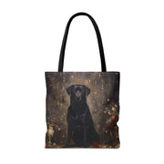 Black Labrador Elegance Tote Bag, Classic Dog Lover Gift