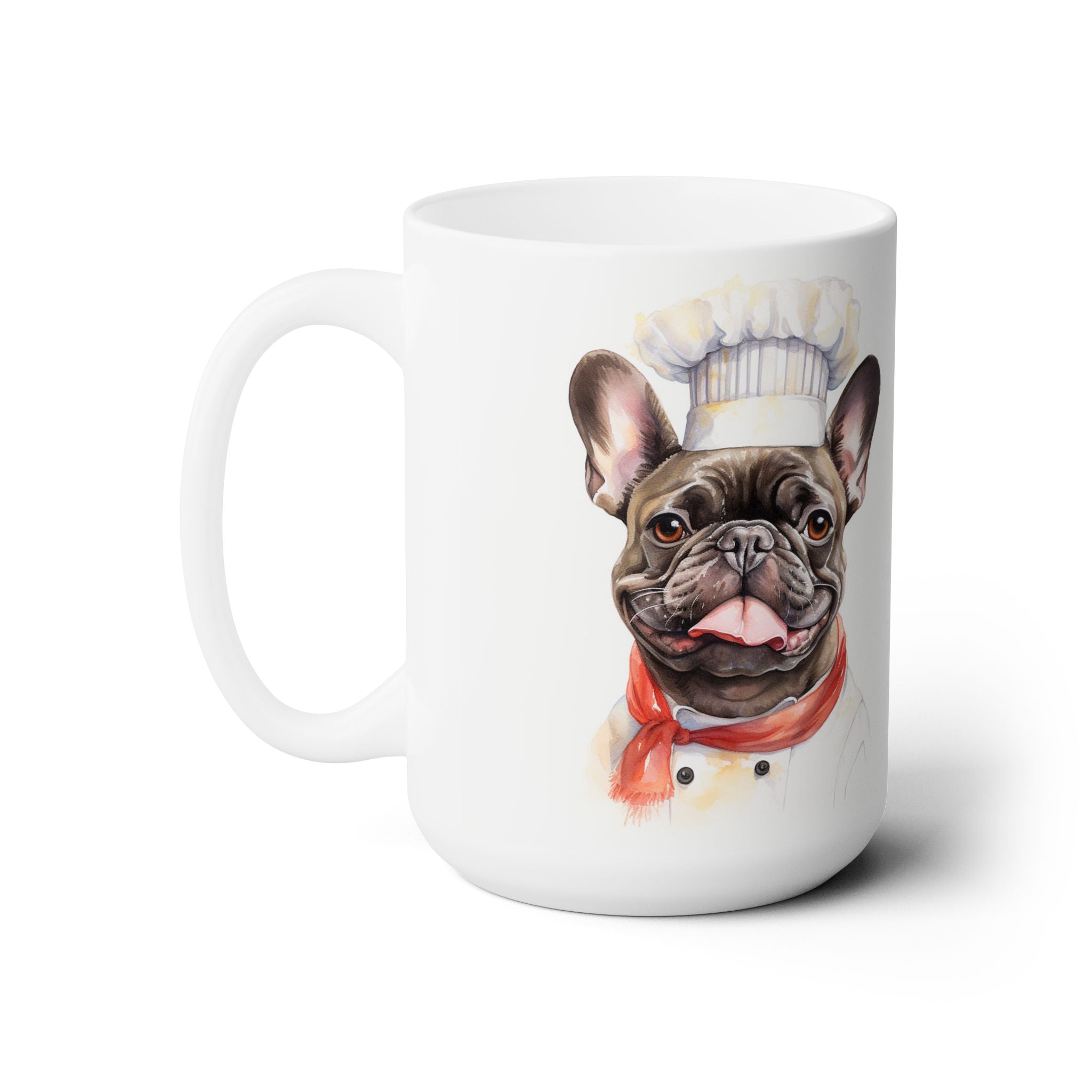 Frenchie Chef Coffee Mug – Cute Gift for Bulldog Lovers