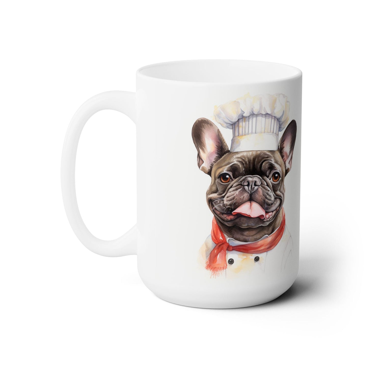 Frenchie Chef Coffee Mug – Cute Gift for Bulldog Lovers