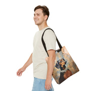 Elegant Dachshund Tote Bag - Artistic Design for Dog Lovers