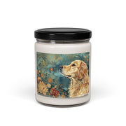 Golden Retriever Vintage Art Candle – Cozy Pet Lover Gift