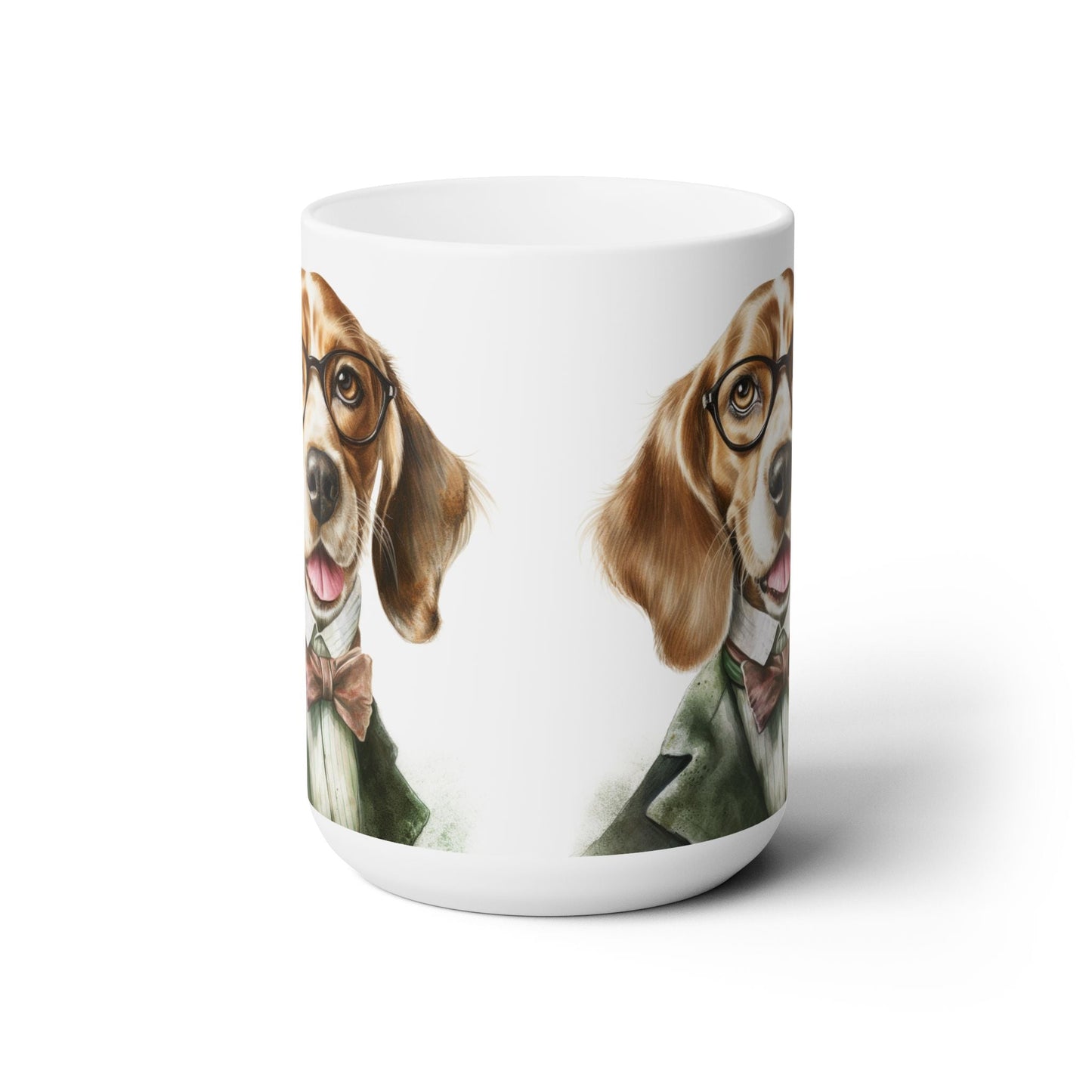 Beagle Scholar Coffee Mug – Gift for Dog Lovers, Beagle Art Mug