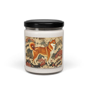 Shiba Inu Vintage Art Candle – Soy Wax Gift for Dog Lovers