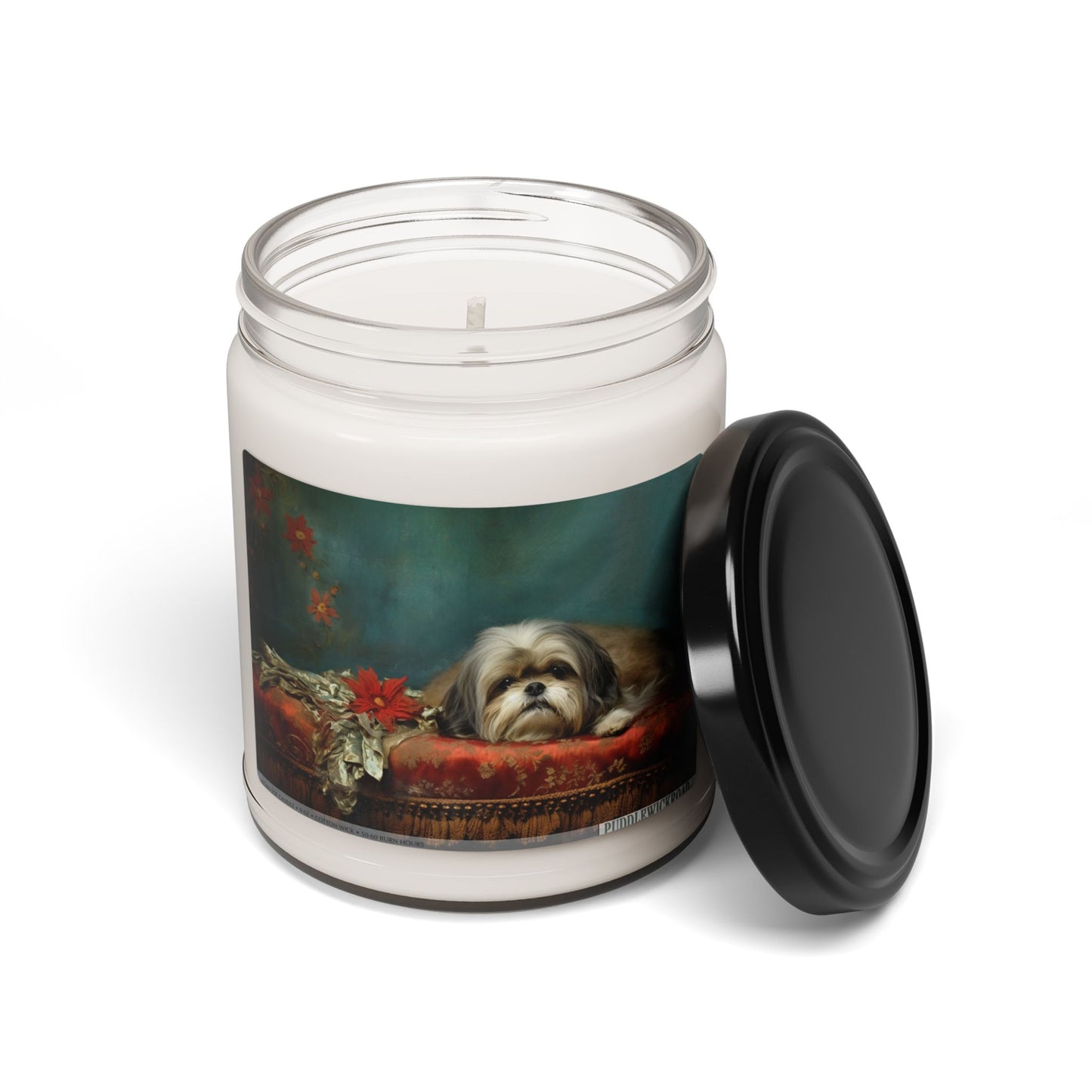 Shih Tzu Dog Candle - Vintage Memorial Gift for Pet Lovers