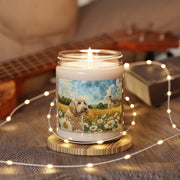 Goldendoodle Farm Fields Soy Candle – Pet Lover's Gift