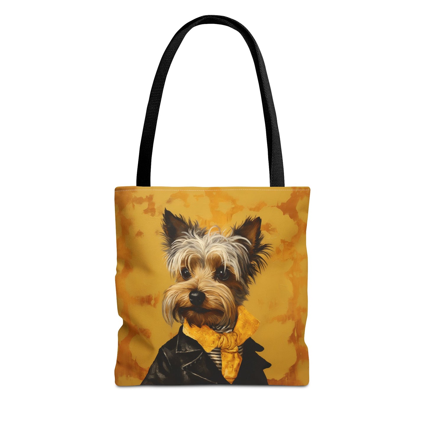 Yorkie Gentleman Tote Bag – Stylish, Artistic, Eco-Friendly Design