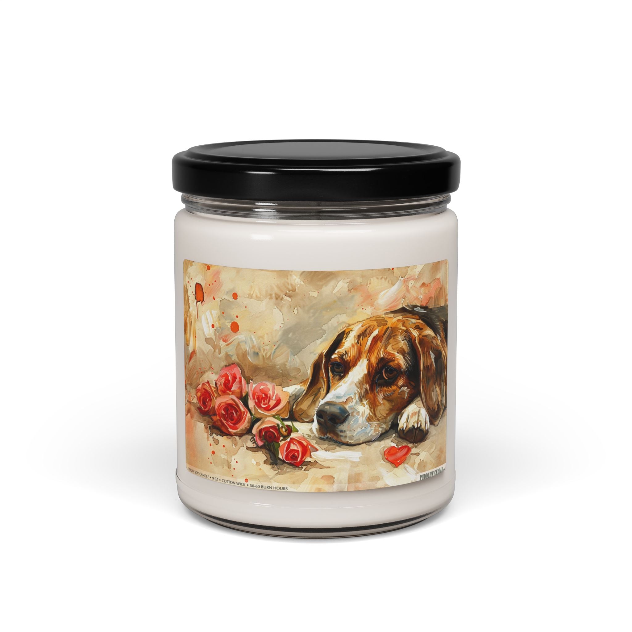 Sweet Beagle Candle - Pet Loss Memorial, Dog Lover Gift Candle