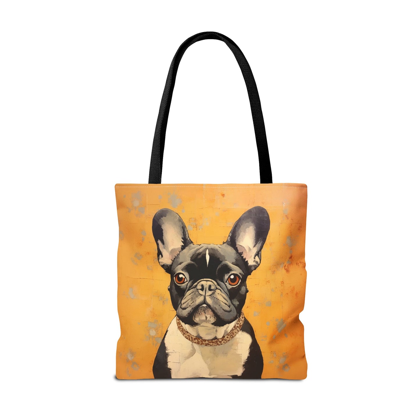 Frenchie Chic Canvas Tote – Stylish Eco-Friendly Bag for Dog Lovers