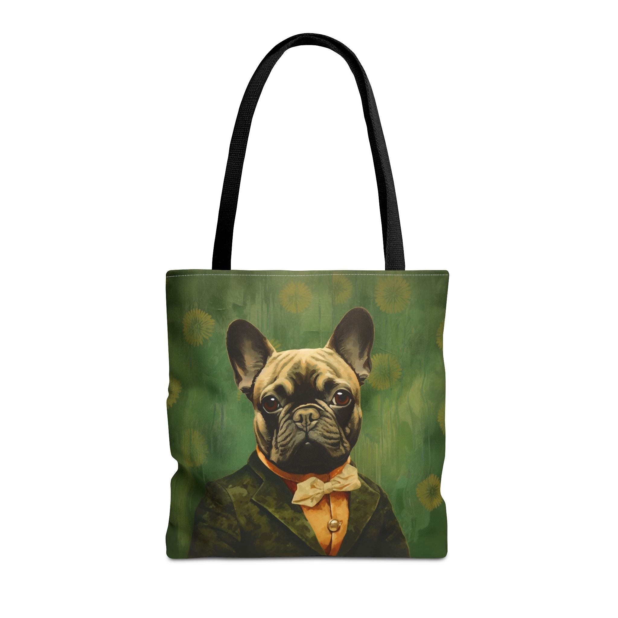 French Bulldog Canvas Tote Bag - Eco-Friendly Chic for Dog Lovers