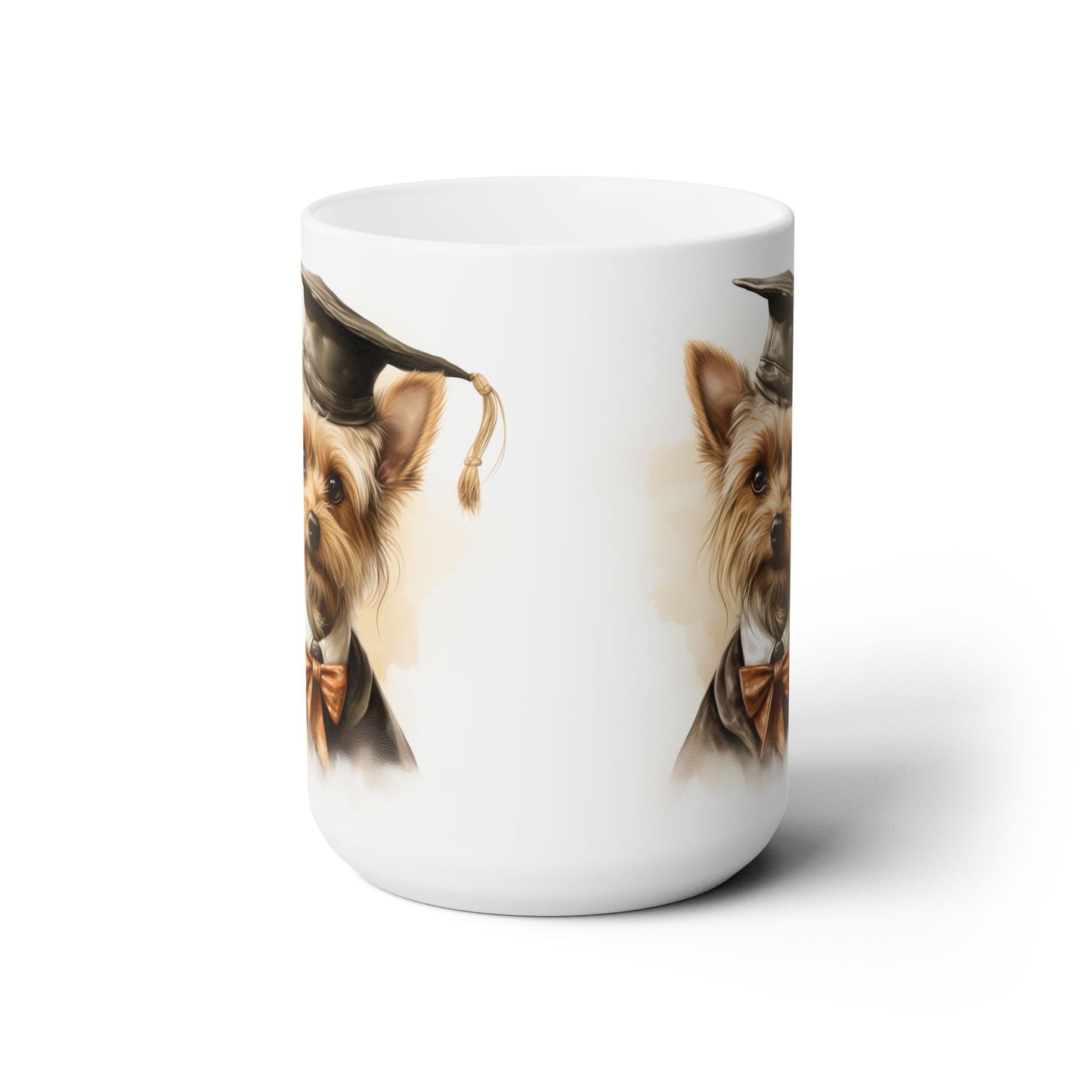 Yorkie Graduation Mug – Adorable Yorkshire Terrier Gift for Dog Lovers