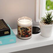 Rottweiler Romance Candle – Heartwarming Gift for Dog Lovers