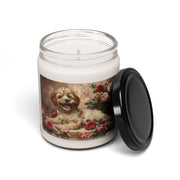 Cavapoo Rose Garden Candle – Pet Lover Gift & Memorial Keepsake