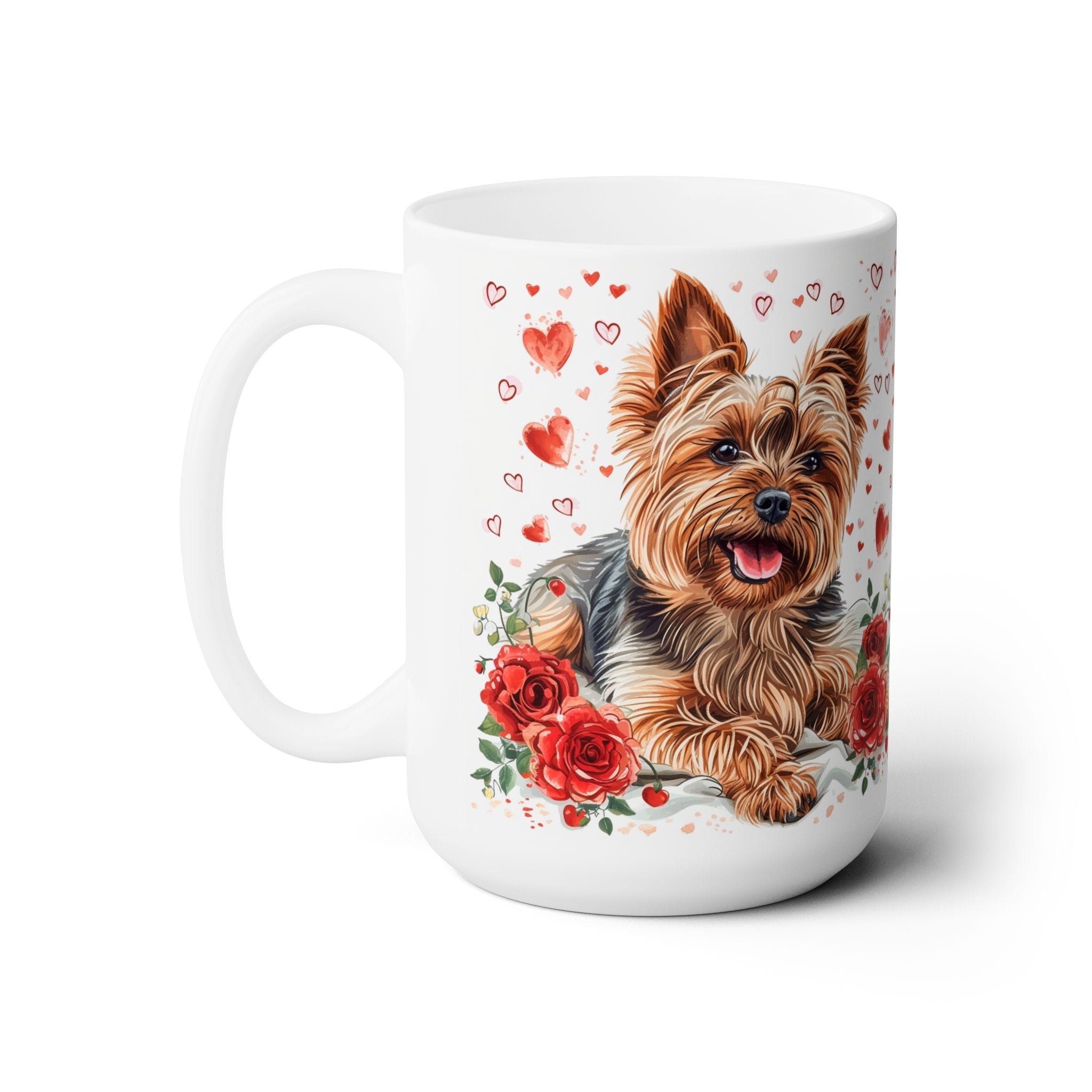 Yorkie Love Mug – Yorkshire Terrier Valentine’s Gift for Dog Lovers