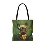 French Bulldog Canvas Tote Bag - Eco-Friendly Chic for Dog Lovers