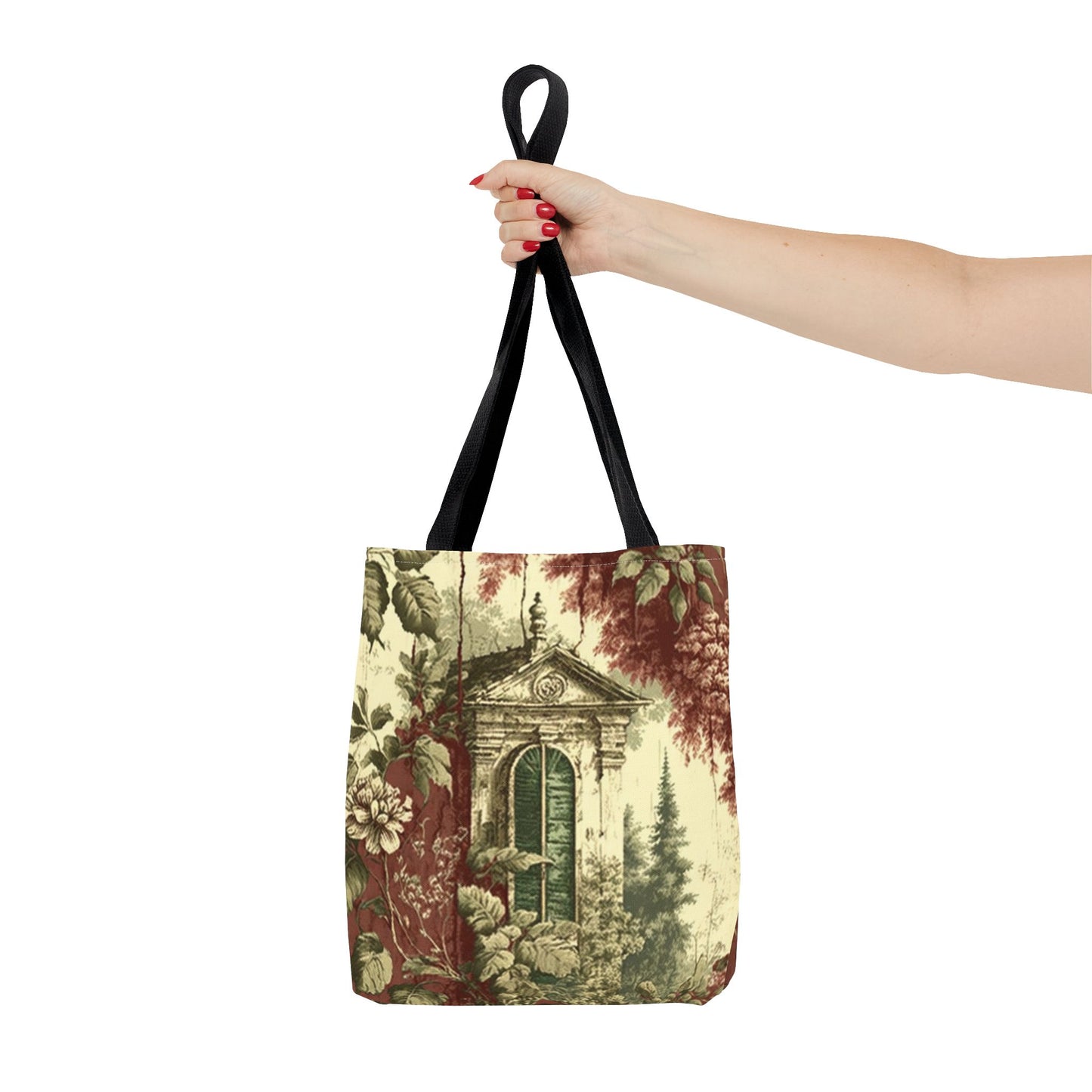 Vintage Botanical Garden Tote Bag, Elegant Shopping Companion