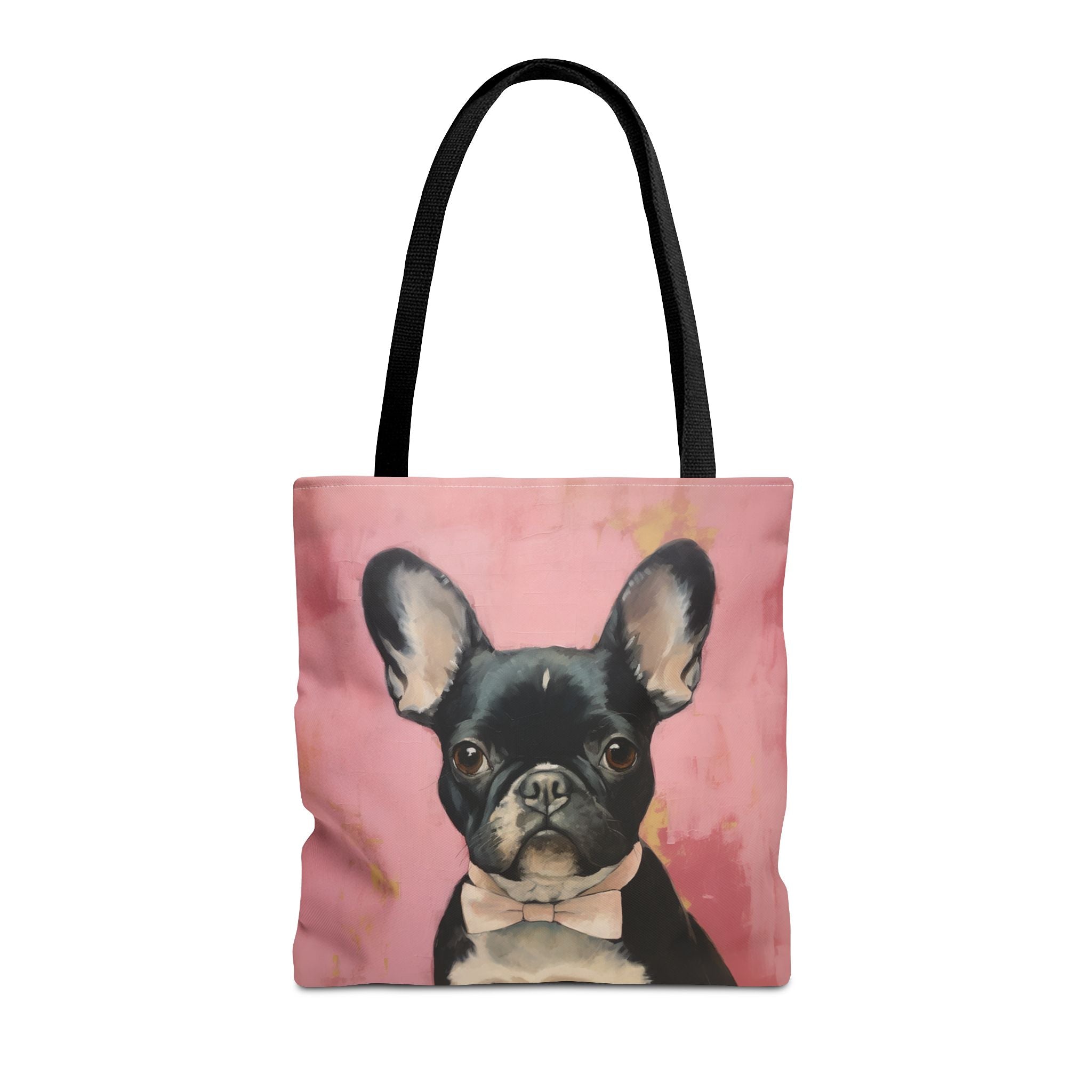 Elegant Frenchie Canvas Tote Bag – Stylish Gift for Dog Lovers