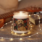 Cockapoo Love Candle – Adorable Dog Lover Gift, Rose Art Design